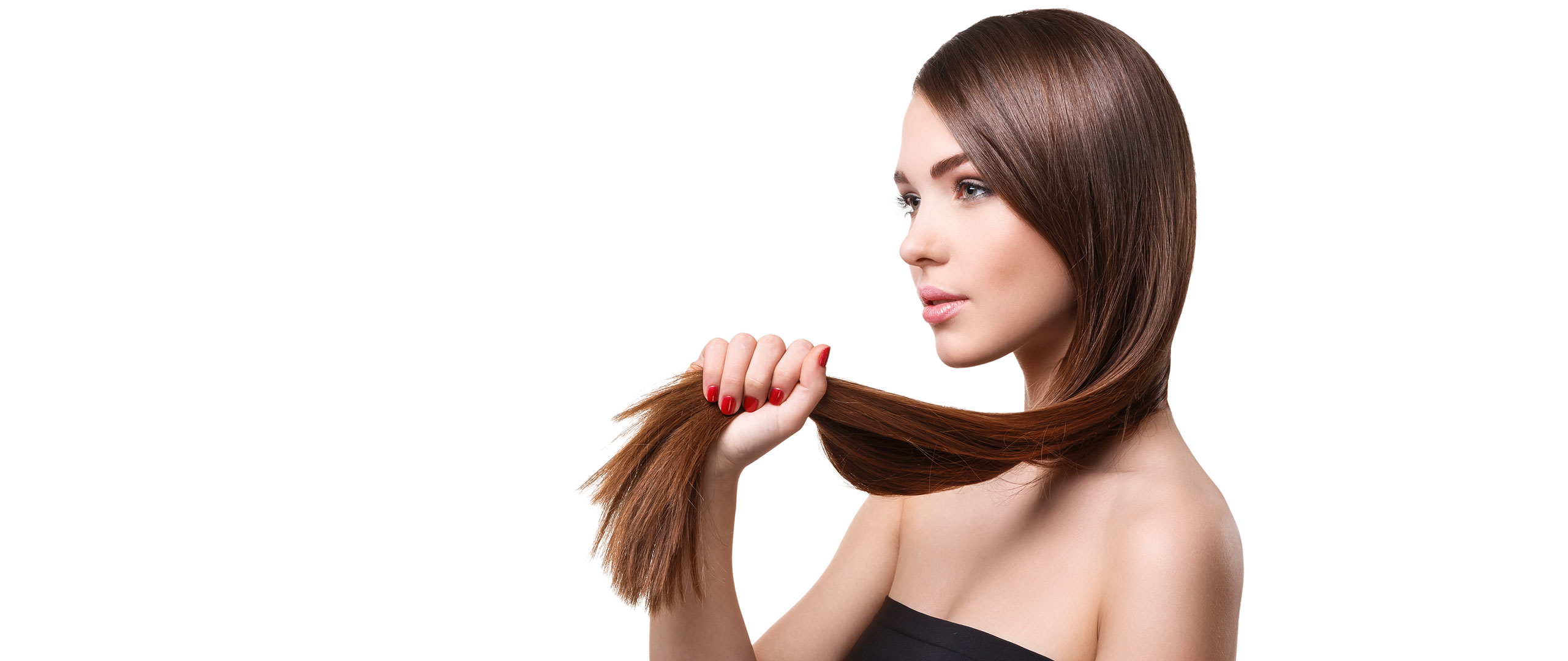 Glanzend, gezond lang haar na een behandeling bij Headz for Hair